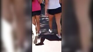 A hot student with a great ass was caught in a compromising situation