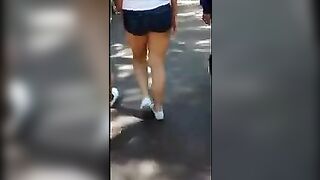 A hot student with a great ass was caught in a compromising situation