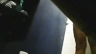 A girl has sex in the shower, but there is a hidden camera filming her