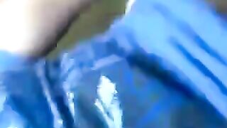 I took out the overgrown bolt and began to masturbate it without panties