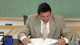 The student got a good mark from the teacher for blowjob