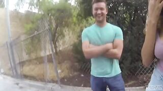 The guys had sex right on the camera on the city streets