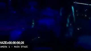 Sex in the club toilet during a wild night party