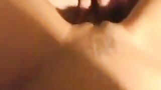 A girl with a tight ass in close-up porn is begging for more