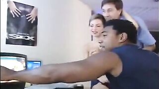 The actress was fucked by listening to a hot interracial group scene