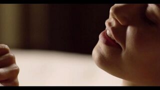 Delicate sex with a beautiful blonde - Full - HD. Romantic and hot pussy