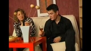 A drunken man was fucked by his mother in this hot video