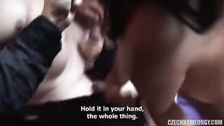 Bunch of drunk people having an orgy at home
