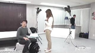 Japanese girl at the casting, new episode 2022