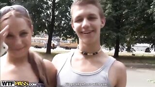 Two girls were licked by a guy in an intense encounter