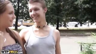 Two girls were licked by a guy in an intense encounter