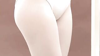 The ballerina was spied on in the locker room and removed to the camera