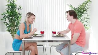 How cool it is to have a stepmom peeping at you while fucking