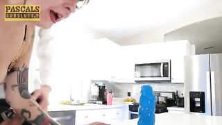A girl was fucked on a bunch of different poses