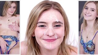 They look and feel horny, boys! Blonde teen craves pornstar status