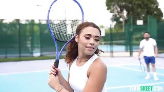 Guy fucked his girlfriend after her sports practice