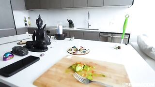 A freeuse woman fucks her son-in-law in POV style