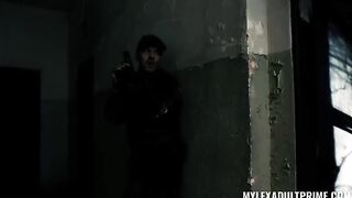 Blasting Sperm On The Street Scene