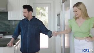 A father gives a blowjob to a sorority slut in HD
