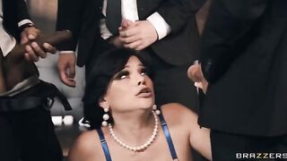 Formal Fuckfest: Mona's first gangbang, a wild mix of passion and intensity