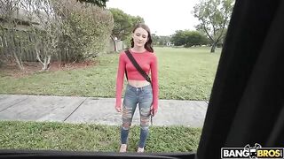 The model is ready to do anything for money