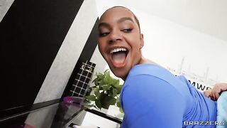 A girl was shadowing at her workplace and got fucked with a guy