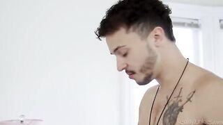 A hot nympho is having fun with her husband at home