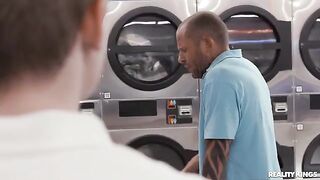 Doing the laundry is not as interesting as neighbor's offer