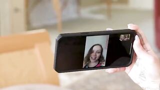 A lesbian has a hot sex and a creampie in the bedroom