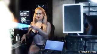 Bunch of pornstars having space sex in the name of all humanity