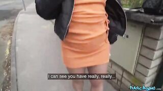 Italian brunette girl lost her phone and then she was fucked