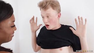 Prankster received a sandwich of cunts on the bed