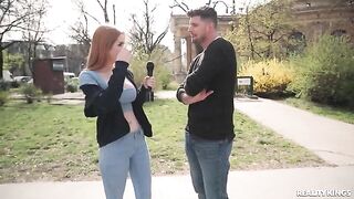 Great fuck between two redheads with an amazing finish