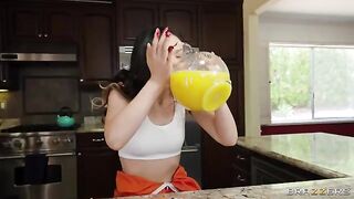 The guy promised to treat her gently and caress her tenderly