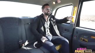 A hole is very desired in the car, a redhead nympho