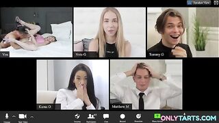 A man fucked a sexy girl with a nice ass in public