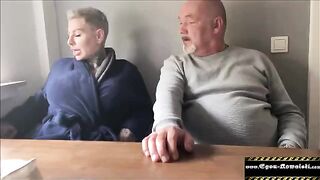 My friend's wife is a real slut - watch her in action