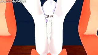 Spider Demon (Mother) from Demon Slayer fucks with Tanjiro Kamado in an uncensored 3D hentai