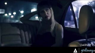Vintage Cherie DeVille gets fingered by a chauffeur in a steamy Girlsway scene