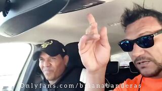 The blonde porn star Briana Banderas has sex with her fan