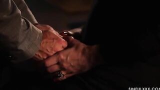 A mature woman has a steamy affair with her boss in this sensual scene