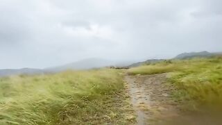 Pinay has risky sex on the mountain top