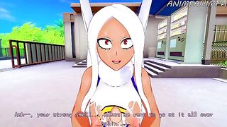 Mirko's Service Room Scene from My Hero Academia Hentai
