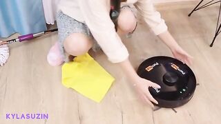 A hot Turkish girl is having fun with her boyfriend in a roleplay scene