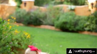 Ariana Marie cheats on her BF with a foursome in the shower