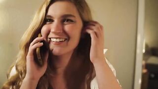 Girlfriend fucks you with her mouth through phone sex