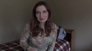 Step mom gives a blowjob to her step son on his birthday