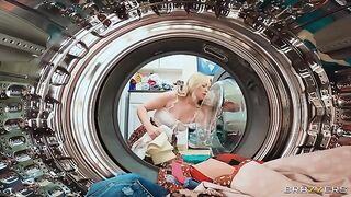 A mother and daughter are having fun with a young man together
