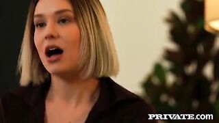 Double pleasure for the cute girl in this HD video