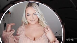 You'd better play with my dick! - a hot blonde girl in POV action